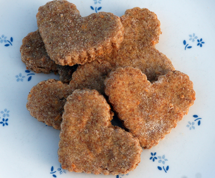 Whimsey's Low-Fat Cheddar Hearts